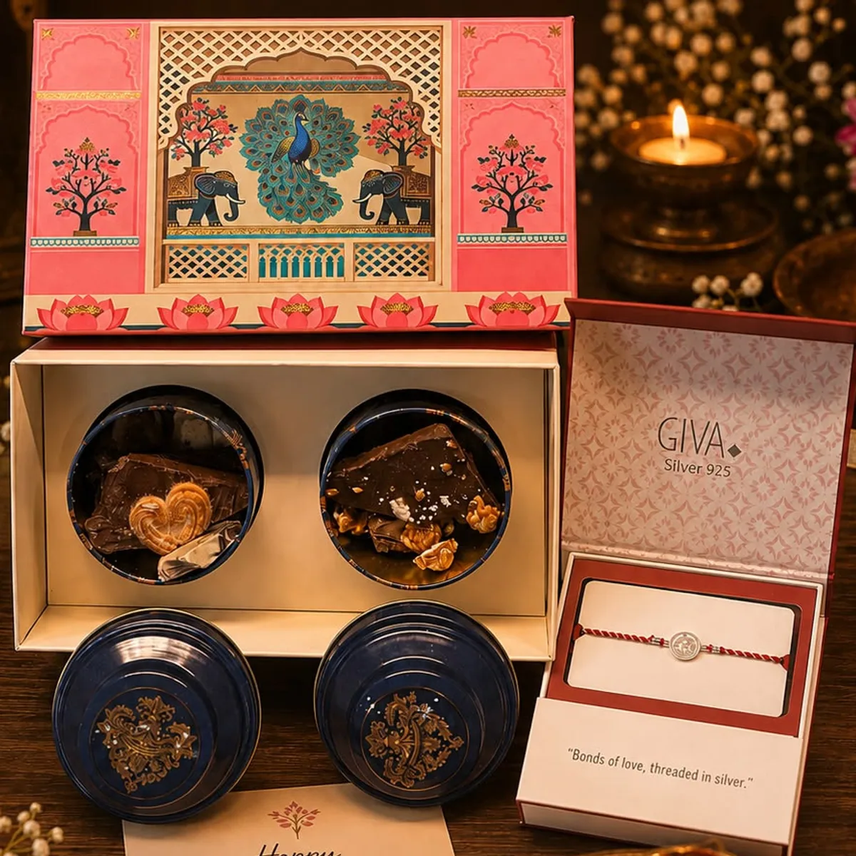 The Rakhi Box — The thread and the sweet, in one box.