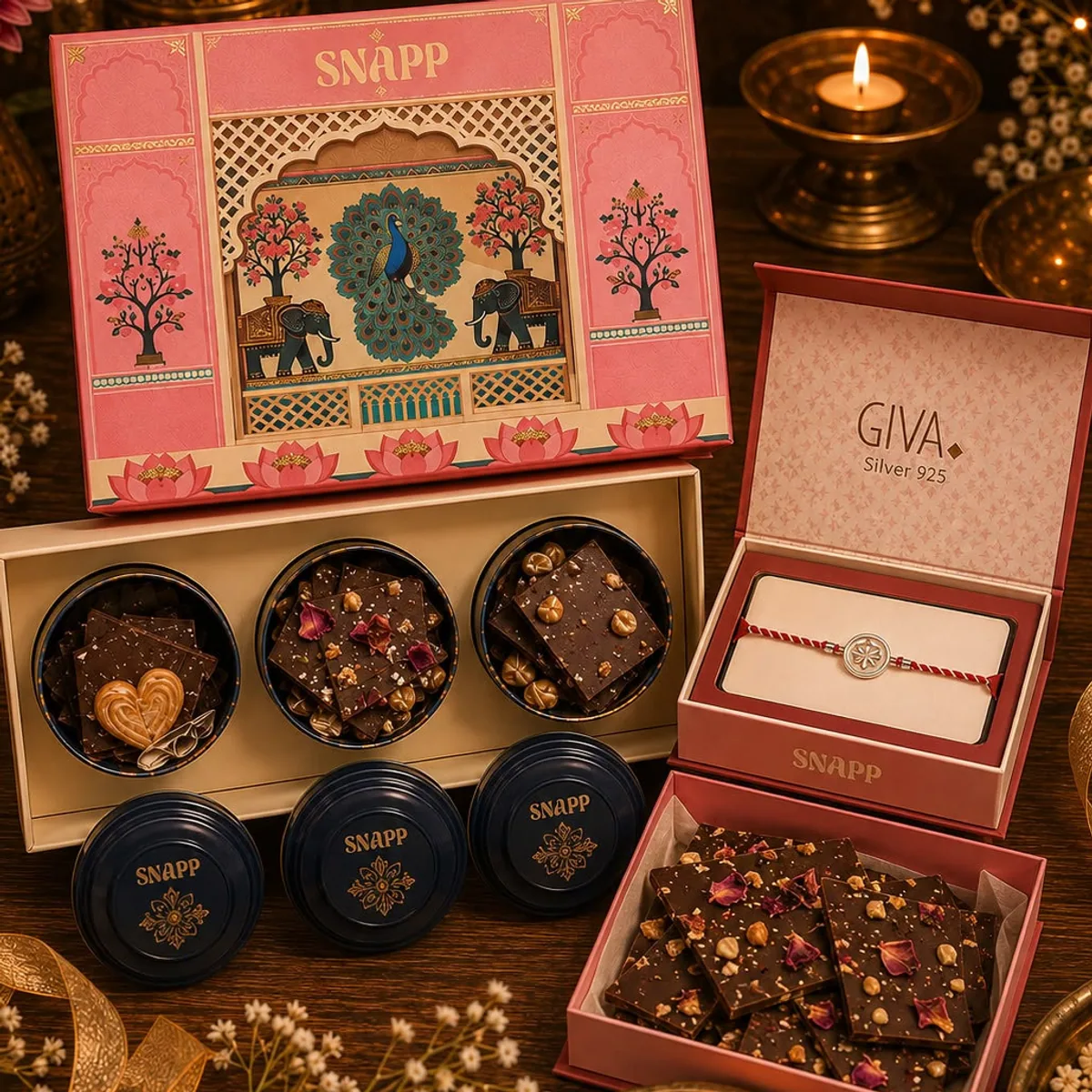 The Grand Rakhi Box — For the sibling who counts.